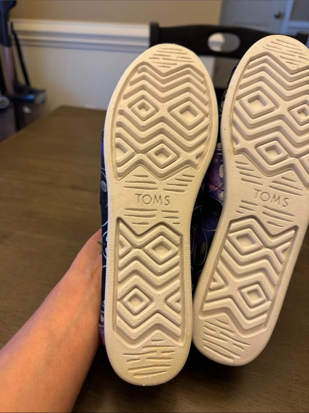 Toms Women’s Alien Galaxy Slip-On Sneakers in Purple, Black and Pink